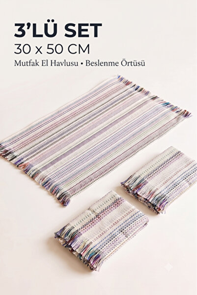 Miabella Home Kitchen Towel Set of 3, 3 Piece Kitchen Towels, Drying Cloth, H...