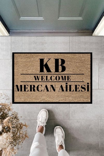 Dormot Home Modern Dijital Baskı - Kişiye Özel Kapı Önü Paspası - Kişiselleşt...