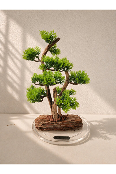 Decoroon El Yapımı Epoksi Tabanlı Bonsai Ağaç Dekoru – 3 Renk Seçeneği (Yeşil...