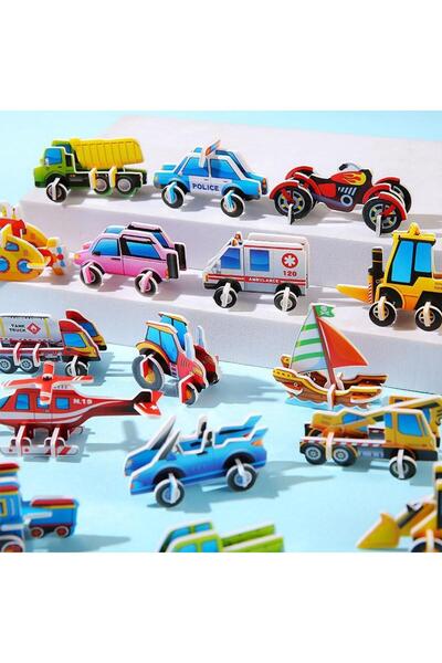 Choice1 A5 30Pcs Mini Cartoon Animal DIY Paper Jigsaw Puzzles Toys For Kids B...