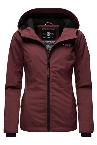 Marikoo Übergangsjacke Brombeere