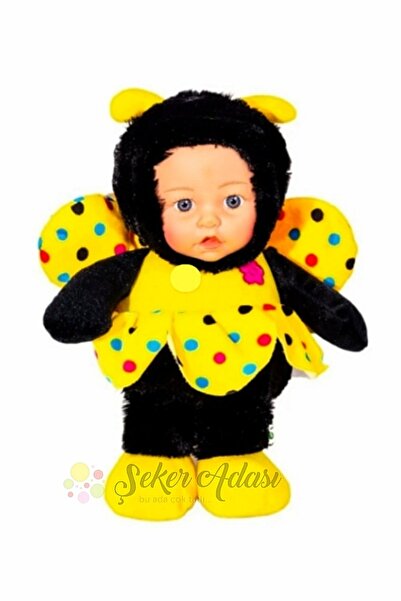 Şeker Adası Cute Winged Plush Bee Maya Butterfly Plush Doll Sleeping and Play...