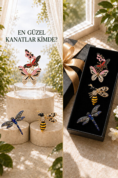 PULİNİN DÜKKANI En Güzel Kanatlar Kimde? | Premium Taşlı Kelebek, Arı ve Yusu...