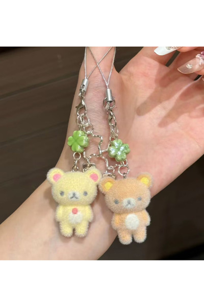 Choice K1053-set Fashion Cute Bear Rilakkumas Flocking Pendent Ccd Hanging Ro...