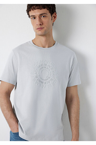 Mavi Black Gray T-Shirt Regular Fit / Normal Cut 0613531-70075