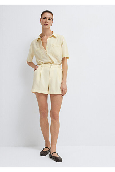 Mavi Gelbe Shorts mit Paspelierung 1410262-89145