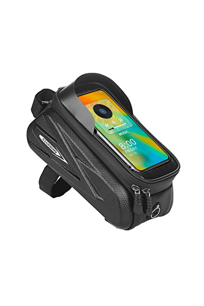 Choice BLACK Bicycle bag Front tube bag Hard shell bag Cycling bag Frame bag ...