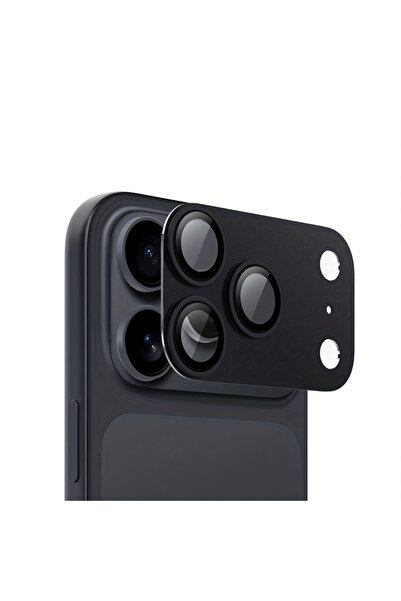 Choice6 iPhone 17 Pro Black NNBILI 1Pcs Metal Glass Camera Lens Protector for...