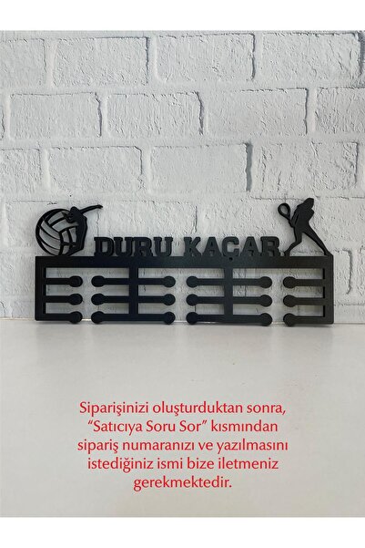 Kişiye Özel Voleybol ve Tenis Madalya Askısı - Kadın Figür