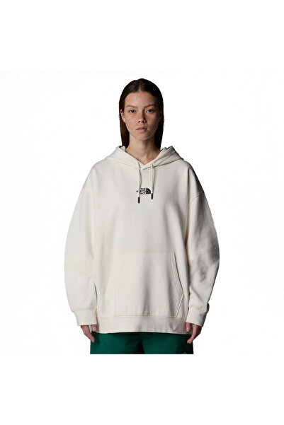 THE NORTH FACE W ESSENTIAL OVERSIZE HOODIE NF0A89ENQLI-QLI Λευκό L