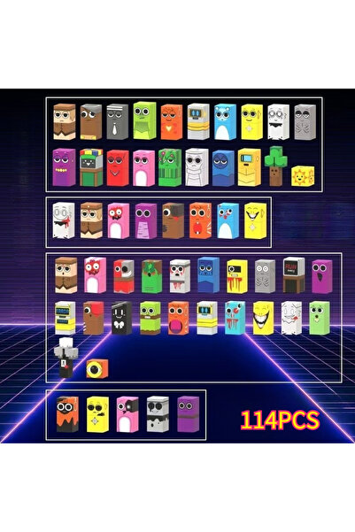 Choice4 Full set Sprunki Magnetic Building Block Toys Set Cube Box DIY Sensor...