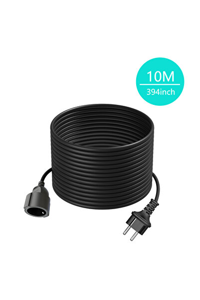 choice2 EU 394inch 1000cm LIPWEL European Extension Cord, 1/1.8/3/5/7/10m Fla...