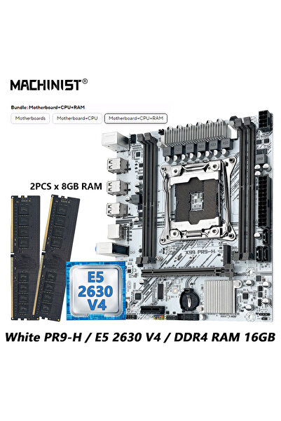 choice2 Motherboards MACHINIST White X99 PR9-H Motherboard Combo Intel Xeon E...