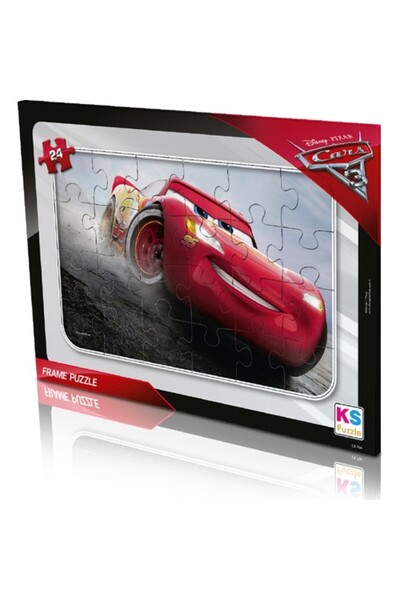 Ks Games Puzzle Cars Frame 24 Pieces Cr.704