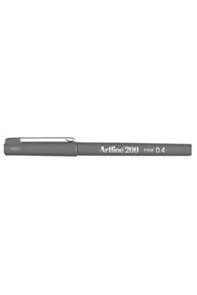 artline Fineliner 0.4 mm Grey Ek-200N (12 Pcs)