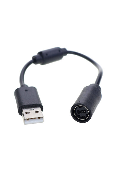 Choice Black USB Breakaway Cable Adapter Cord Replacement For Xbox 360 Wired ...