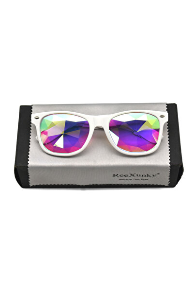 Choice4 No Case White Classic Square Party Sunglasses Women Men Fashion EDM L...
