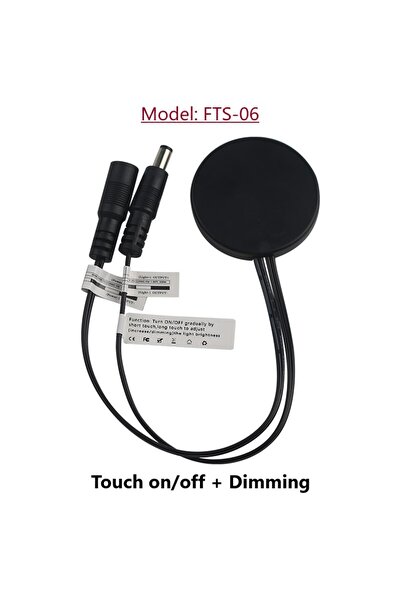 Choice DC12V-24V FTS-06 DC12V 24V Wooden Board Touch Switch LED Light Dimming...