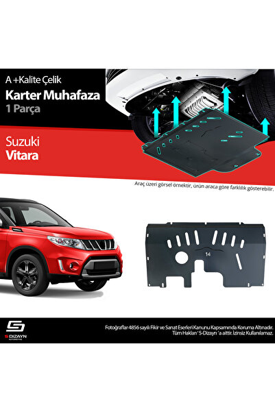 S Dizayn S-Dizayn Suzuki Vitara Çelik Karter Muhafaza Koruma 2019 Üzeri A+ Ka...