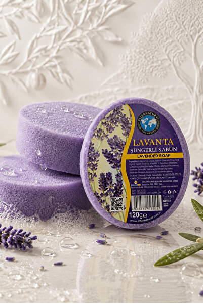 Dermolive Lavanta Özlü Süngerli Bitkisel Banyo Sabunu 120 G | El, Yüz ve Vücu...