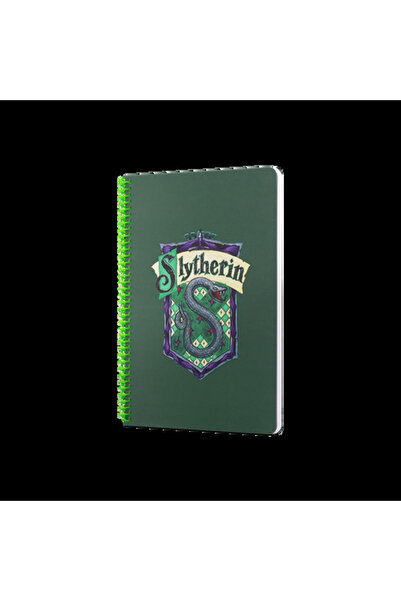 Mabbels Harry Potter Slytherin Spiralli Not Defteri Yeşil 80 Yaprak Çizgili 1...