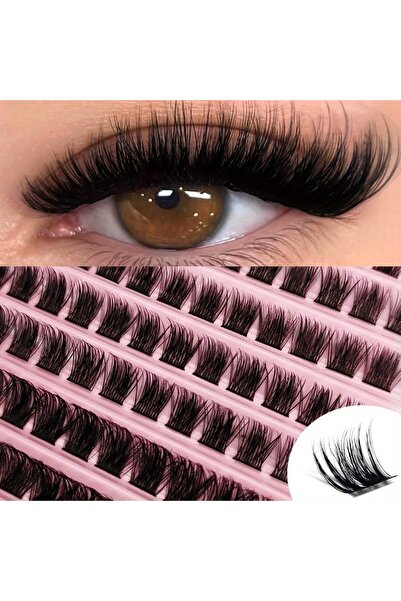 Choice1 T50 Natural Look D Curl Lash Clusters 120/160/200 PCS (9-16mm) DIY Ey...