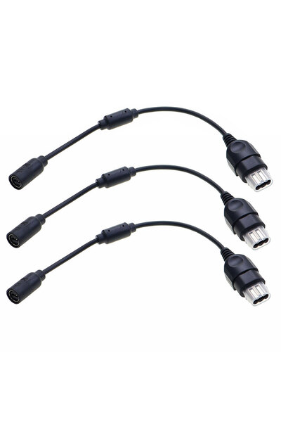 Choice 3pcs For Xbox Controller Breakaway Extension Cable Lead Gaming Lines C...