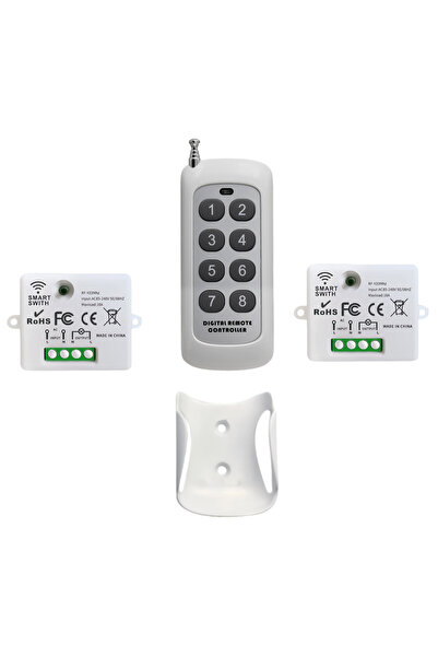 Choice 2RC 1B Mini Wireless Smart Light Switch with Remote Control 1000M Dist...