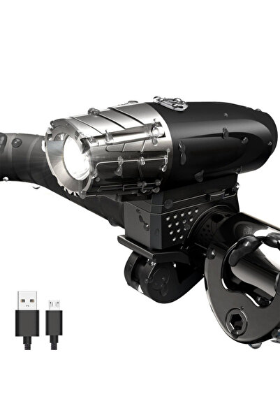 Choice 2256 Bicycle Light Bike Front Lamp USB Rechargeable Waterproof Bright ...