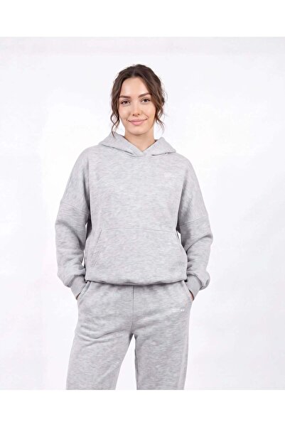 WINGS BRAND Hanorac supradimensionat de damă UNLEASH WINGS GREY