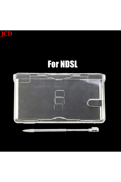 Choice1 For NDSL white pen JCD Transparent Crystal Case Clear Hard Cover Shel...
