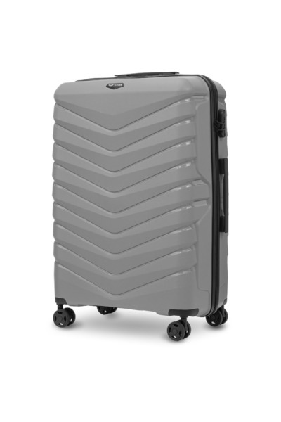 WINGS BRAND Valiză Large Wings PHOENIX 2.0 din polipropilenă 28 " GRI ÎNCHIS