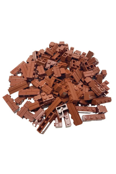 choice2 Coffee 120Pcs 120Pcs Building Block Simulation City Wall Brick Buildi...