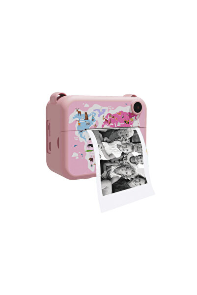 Choice Pink Digital Children Camera Photography Instant Print Photo Kids Vide...