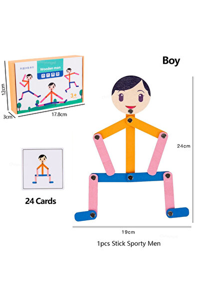Choice3 Boy Montessori Material DIY Puzzle Toys Boards Educational Game Early...