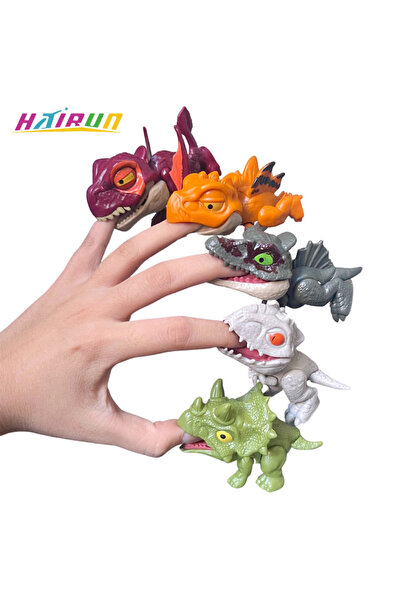 Choice 5 PCS Random Children's Finger Dinosaur Toys Mini Funny Creative Trick...