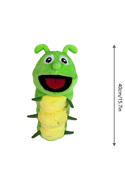 Choice about 30cm Caterpillar Hand Puppets Kids Toys Plush Insects Animal Cat...