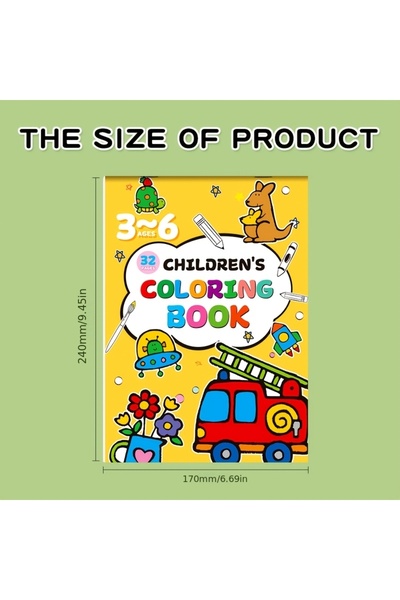 Choice Yellow Coloring Book 32 Pages of Fun Drawing Enlightenment Book 32 Car...
