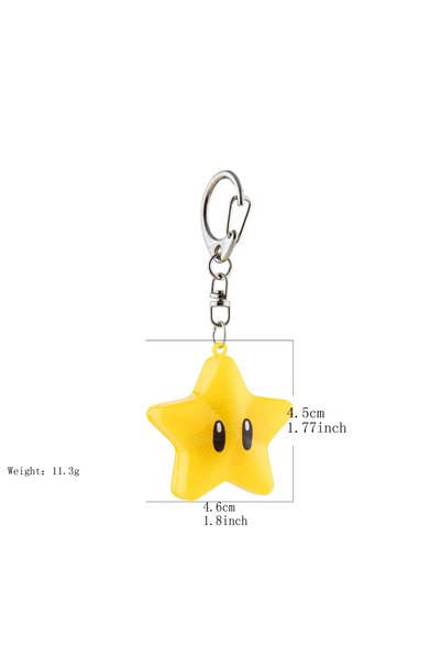 Choice1 MINISO star-key rings LED Star Pendant Necklace Glowing Five Pointed ...