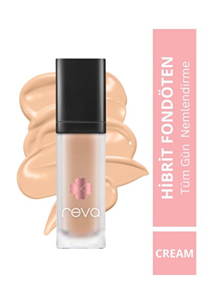 REVA Hybrid Foundation & Hybrid Foundation Cream Spf 20 - No: 505 - Vegan & C...