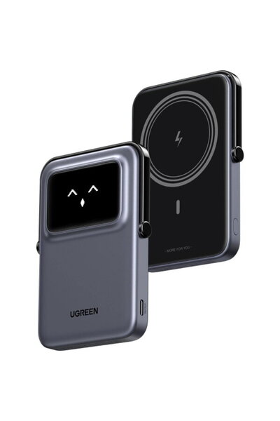 Ugreen Baterie Externa Wireless PB571 Uno, 5000mAh, 20W, PD + FQI, 1 x QI - 1...