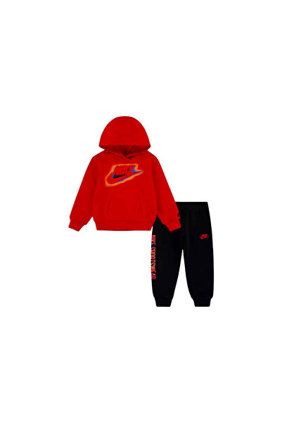 Nike NKB B NSW GWM LT WT FLC με κουκούλα 66N482-023 Πολύχρωμο