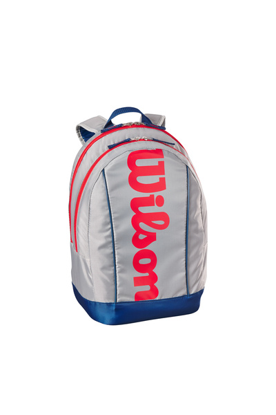 Wilson ΣΑΚΙΔΙΟ ΠΛΑΤΗΣ ΠΑΙΔΙΚΟ WR8023801-ΑΝΟΙΧΤΟ ΓΚΡΙ/ΚΟΚΚΙΝΟ/ΜΠΛΕ Γκρι
