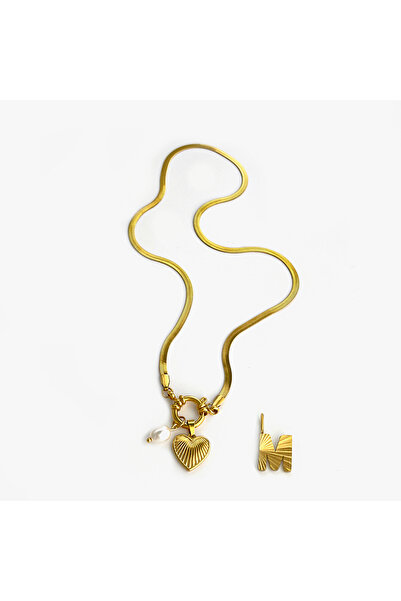Choice Necklace-Letter M Peri'sbox Tarnish Free Fashion Unusual Jewelry Fresh...