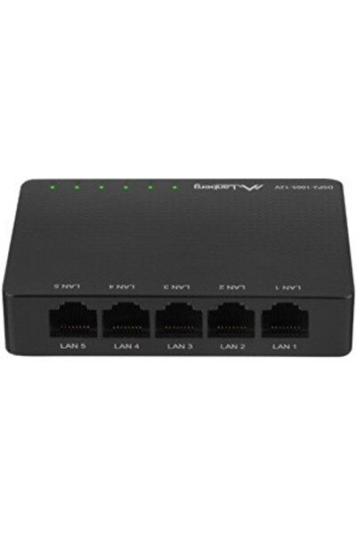 Lanberg Switch DSP2-1005-12V, 5 porturi RJ-45, Alimentare 100~240V AC 0.3A, 1...