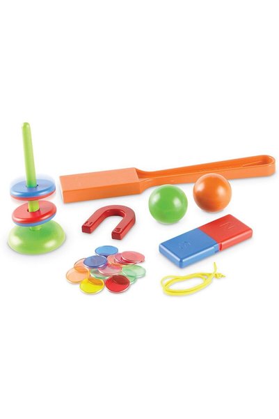 Learning Resources Joc magnetic Set STEM - Magie cu magneti, 56 piese, multic...
