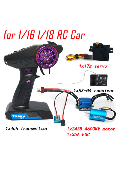 Choice Y18S Combo Brushless Combo Upgrade Kit Motor ESC Receiver RC Servo Set...