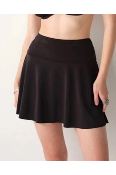 No Gossip Black Derek Skirt with Single Shorts - 239218