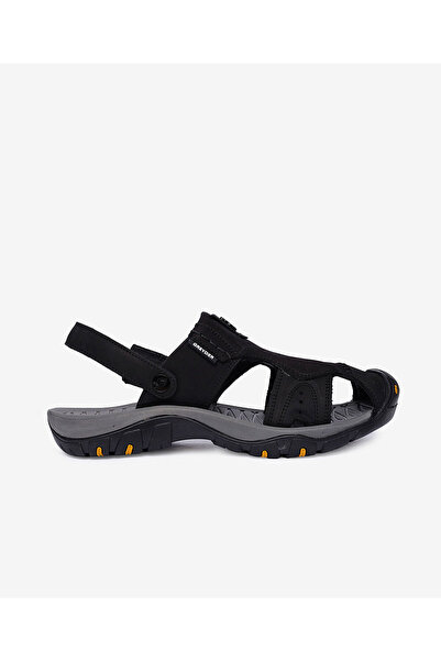 Greyder Erkek Siyah Hakiki Deri Sandalet 4Y1CS14631
