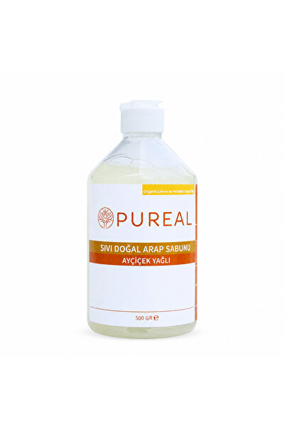 Pureal Doğal Sıvı Arap Sabunu - Limon & Portakal Uçucu Yağlı